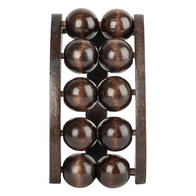 Brookstone Handheld Wooden Body Massager, Brown (WL1163-A-BRB)
