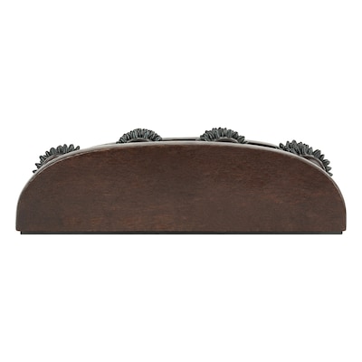 Brookstone Wooden Foot Massager, Brown (WL1169-BRB)