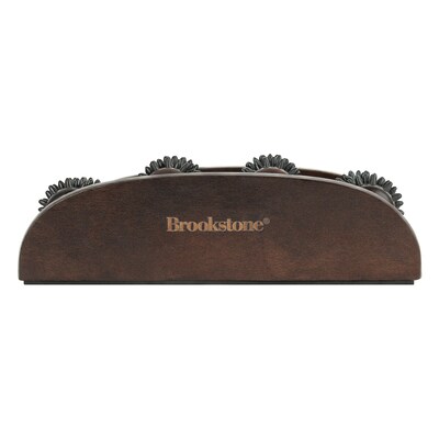 Brookstone Wooden Foot Massager, Brown (WL1169-BRB)