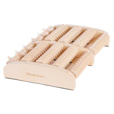 Brookstone Large Wooden Foot Massager, Wood (WL1165-CMA)