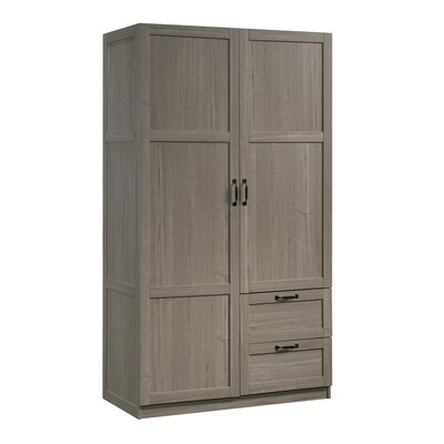 Sauder Select 71H Storage Armoire, 2 Drawers, Silver Sycamore (426126)