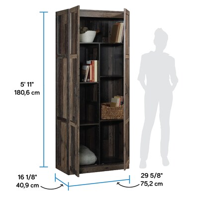 Sauder Select 71"H Storage Cabinet, Reclaimed Pine (427069)