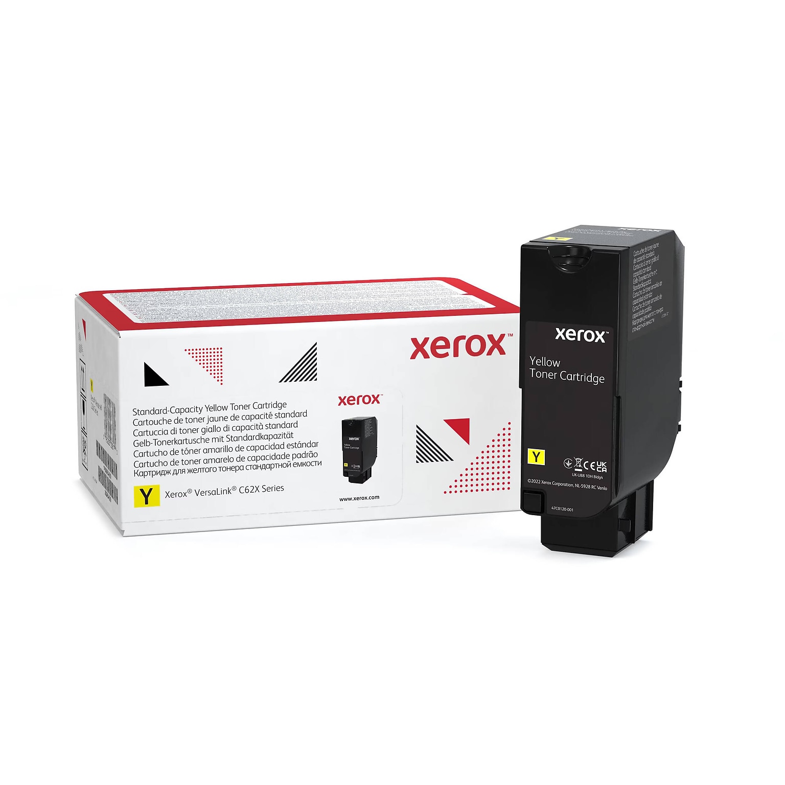 Xerox 6R04619 Yellow Standard Yield Toner Cartridge, 6,000 Yield Per Cartridge Pages (006R04619)