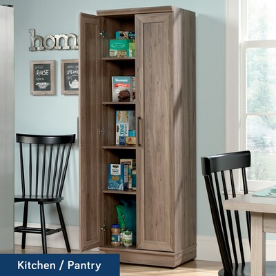 Sauder HomePlus 71H Storage Cabinet with 5 Shelves, Salt Oak (422426)