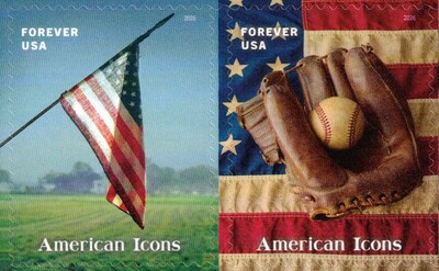 USPS American Icons Forever Stamps, 13 Postage Stamps (FOR-AMERICON-20)