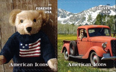 USPS American Icons Forever Stamps, 13 Postage Stamps (FOR-AMERICON-20)