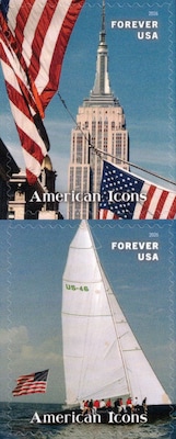 USPS American Icons Forever Stamps, 13 Postage Stamps (FOR-AMERICON-20)