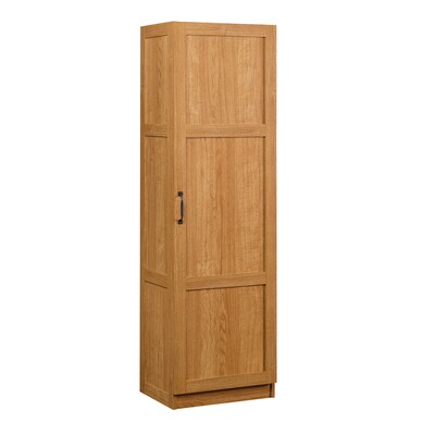 Sauder Select 60H Storage Cabinet with 3 Shelves, Highland Oak (419983)