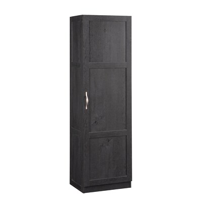 Sauder Select 60H Storage Cabinet with 3 Shelves, Raven Oak (446897)