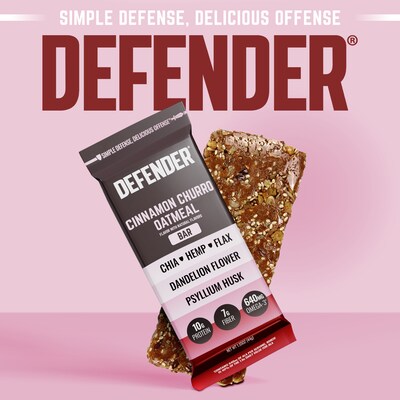 Defender Gluten Free Cinnamon Churro Oatmeal Nutrition Bar, 1.55 oz., 12 Bars/Box (E0044DB01CC)