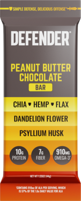 Defender Gluten Free Peanut Butter Chocolate Nutrition Bar, 1.55 oz., 12 Bars/Box (E0044DB01PB)