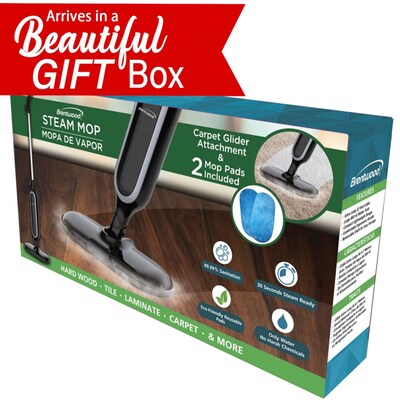 Brentwood Hard-Floor Steam Mop, Black (STM-4000BK)