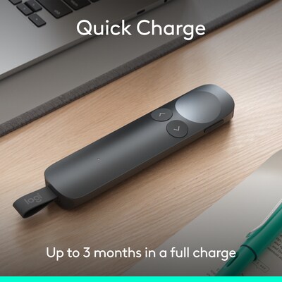 Logitech Spotlight 2 Wireless Presentation Remote, Graphite (910-007668)