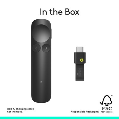 Logitech Spotlight 2 Wireless Presentation Remote, Graphite (910-007668)