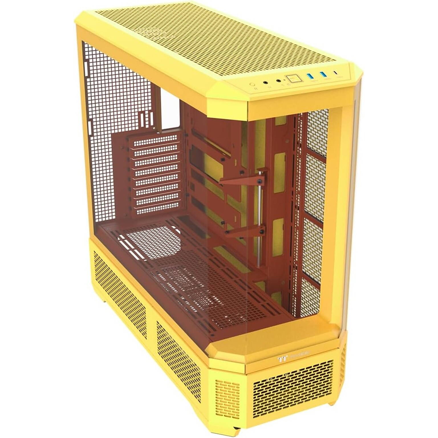 Thermaltake View E-ATX Full Tower Computer Case, Butter Caramel (CA-11H-00FMWN-00)