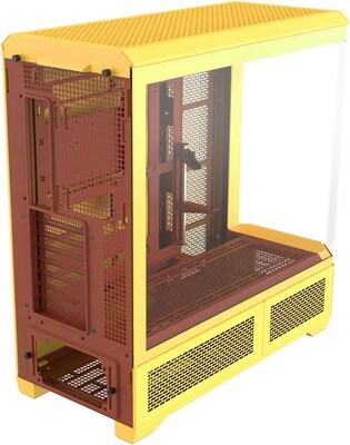 Thermaltake View E-ATX Full Tower Computer Case, Butter Caramel (CA-11H-00FMWN-00)