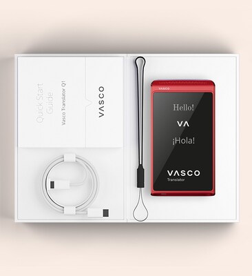 Vasco Electronics Q1 Voice Translator, Red (Q1SP)