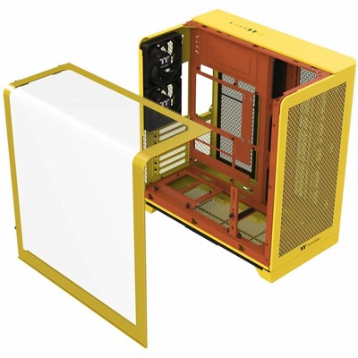 Thermaltake View 390 Air ATX Mid Tower Computer Case, Butter Caramel (CA-11F-00MMWN-00)