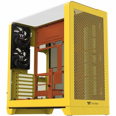 Thermaltake View 390 Air ATX Mid Tower Computer Case, Butter Caramel (CA-11F-00MMWN-00)