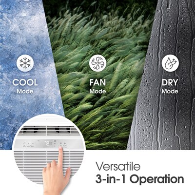 LG 115-Volt 5000 BTU Window Air Conditioner with Remote, White (LW5025R)
