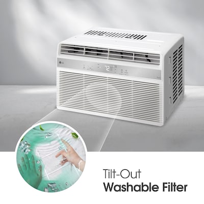 LG 115-Volt 5000 BTU Window Air Conditioner with Remote, White (LW5025R)