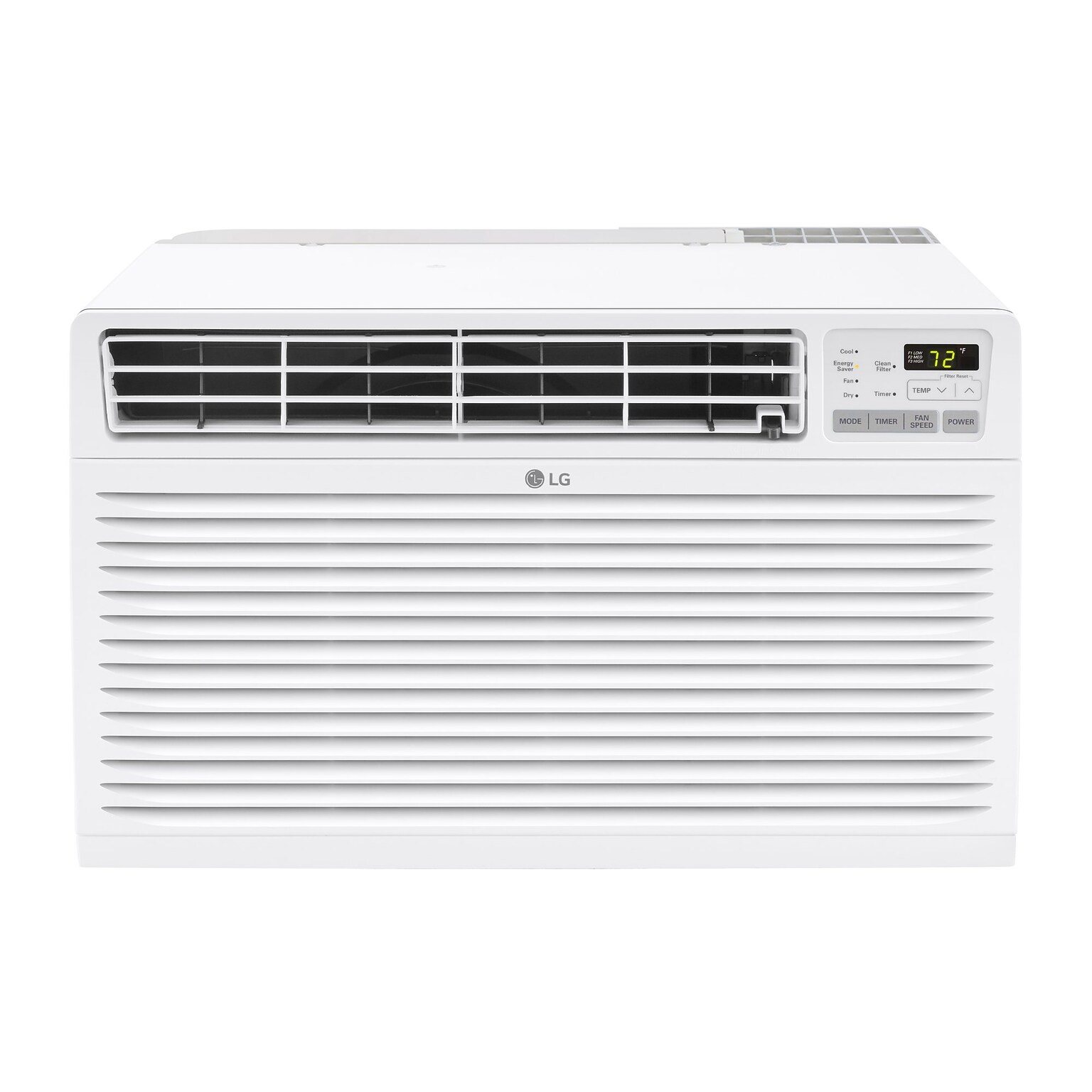 LG 115-Volt 11800 BTU Wall Air Conditioner with Remote, White (LT12124CNR)