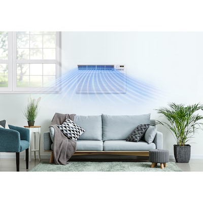 LG 115-Volt 11800 BTU Wall Air Conditioner with Remote, White (LT12124CNR)