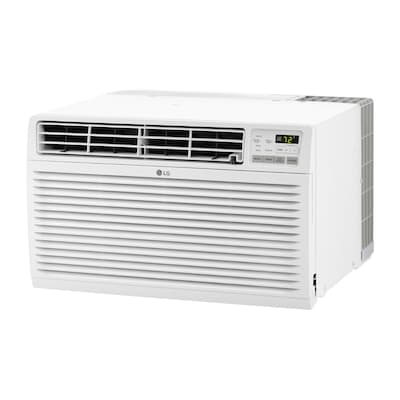 LG 115-Volt 11800 BTU Wall Air Conditioner with Remote, White (LT12124CNR)