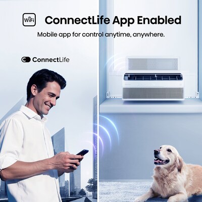 Hisense 115-Volt 8000 BTU Window Air Conditioner with Remote, WiFi Enabled, White (AALW08TW26)