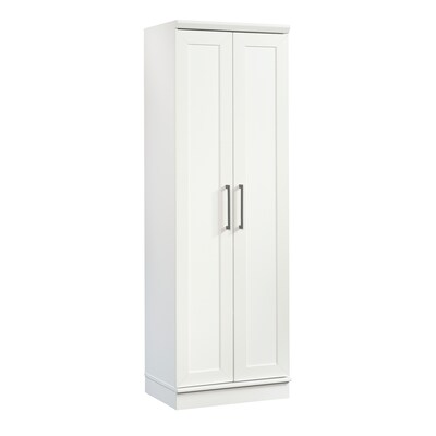 Sauder HomePlus 71H Storage Cabinet with 5 Shelves, Soft White (422425)