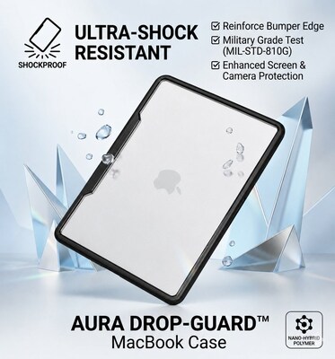 Techprotectus Ultra light case for Macbook Neo 13" 2026, Clear (TP-HCL-NEO)