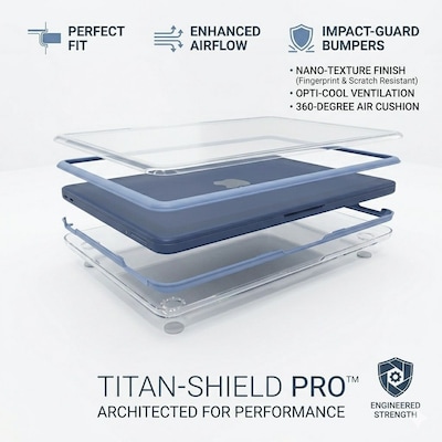 Techprotectus Ultra light case for Macbook Neo 13" 2026, Blue (TP-HBL-NEO)