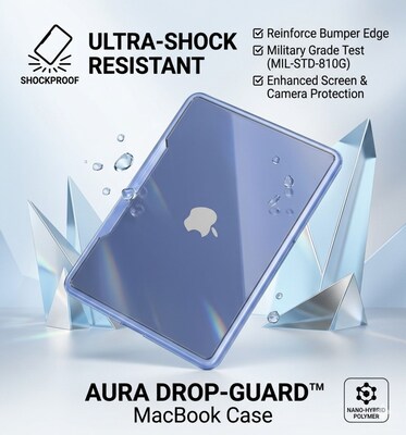 Techprotectus Ultra light case for Macbook Neo 13" 2026, Blue (TP-HBL-NEO)