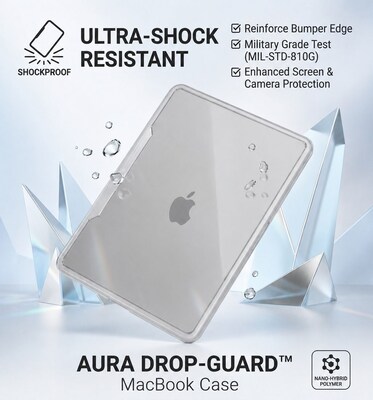 Techprotectus Ultra light case for Macbook Neo 13 2026, Gray (TP-HGY-NEO)
