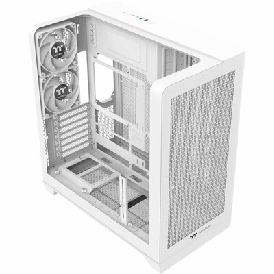 Thermaltake View 390 Air ATX Mid Tower Computer Case, Snow (CA-11F-00M6WN-00)