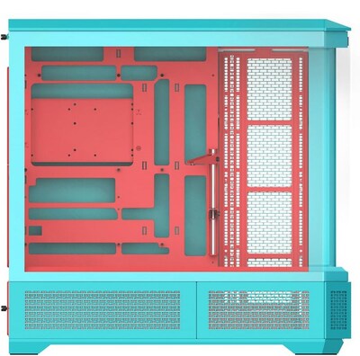 Thermaltake View E-ATX Full Tower Computer Case, Mint Strawberry (CA-11H-00FLWN-00)