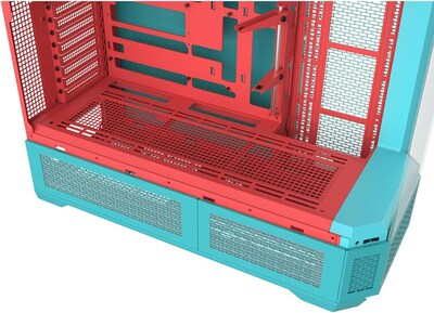 Thermaltake View E-ATX Full Tower Computer Case, Mint Strawberry (CA-11H-00FLWN-00)