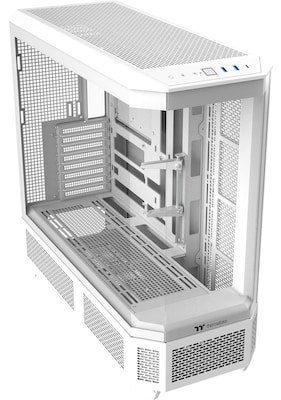 Thermaltake View E-ATX Full Tower Computer Case, Snow (CA-11H-00F6WN-00)