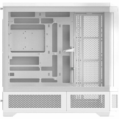 Thermaltake View E-ATX Full Tower Computer Case, Snow (CA-11H-00F6WN-00)