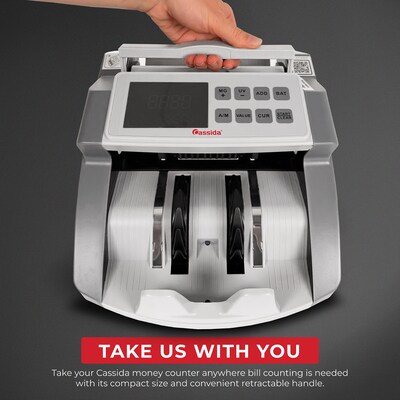 Cassida CRS1000 Cash-Counting Machine, Gray (CRS1000)