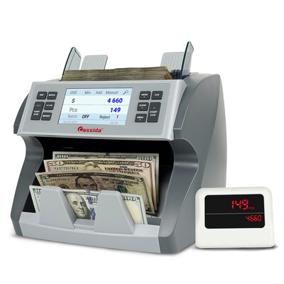 Cassida CRS7500 Cash Counting Machine, Gray (CRS7500)