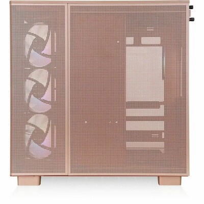 Thermaltake View 380 XL TG ARGB ATX Mid-Tower Computer Case, Gravel Sand (CA-11E-00MGWN-00)