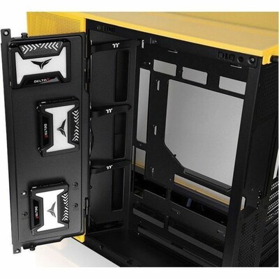 Thermaltake View 380 XL TG ARGB ATX Mid-Tower Computer Case, Bumblebee (CA-11E-00M4WN-00)