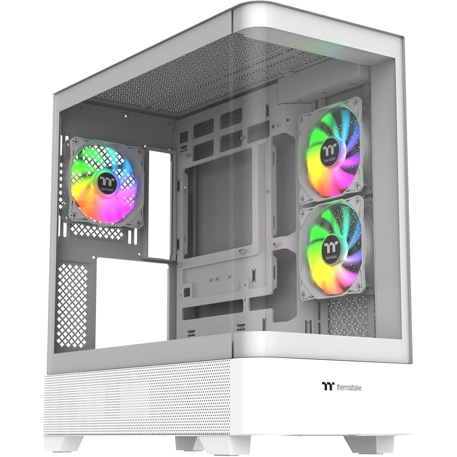 Thermaltake View ATX Mid-Tower Computer Case, Snow (CA-11G-00M6WN-00)