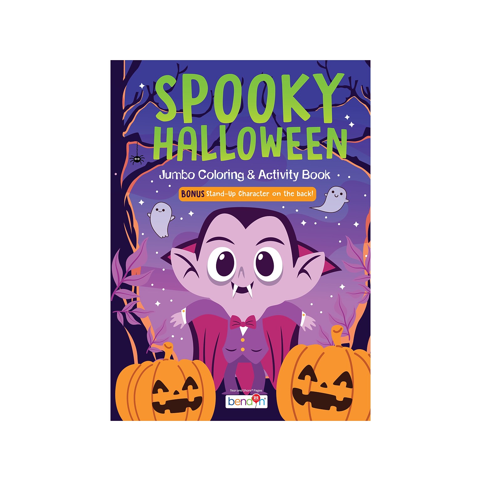 bendon Spooky Halloween Jumbo Coloring Book, 64 Pages (62445)