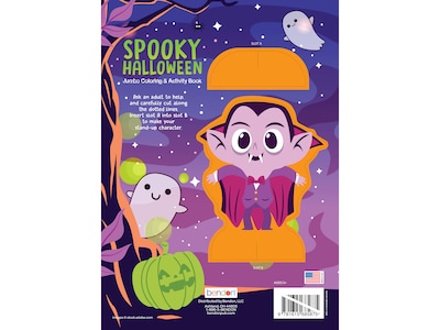 bendon Spooky Halloween Jumbo Coloring Book, 64 Pages (62445)