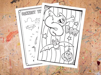 bendon Spooky Halloween Jumbo Coloring Book, 64 Pages (62445)