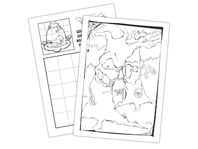 bendon Spooky Halloween Jumbo Coloring Book, 64 Pages (62445)