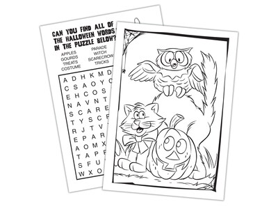 bendon Spooky Halloween Jumbo Coloring Book, 64 Pages (62445)