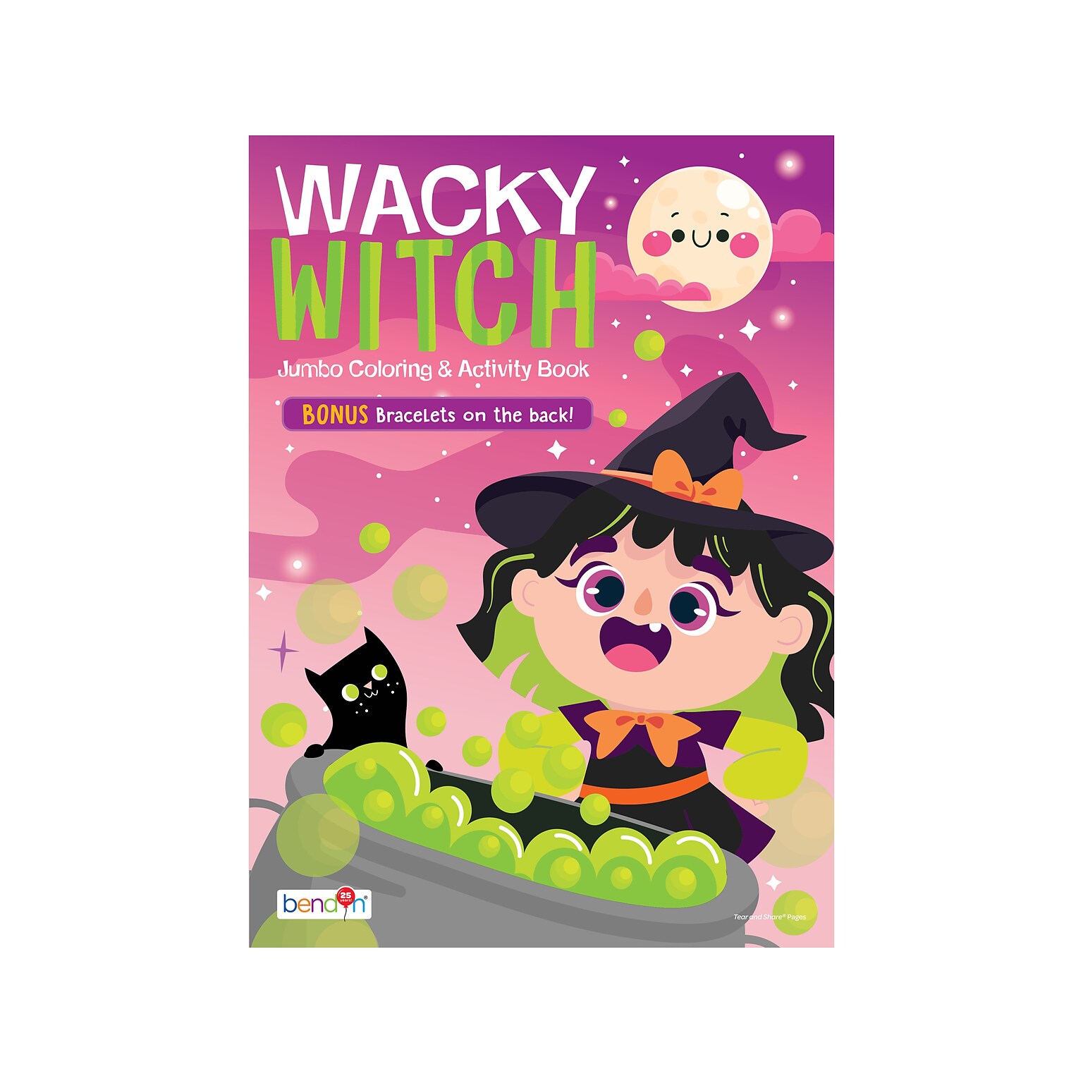 bendon Wacky Witch Jumbo Coloring Book, 64 Pages (54687)